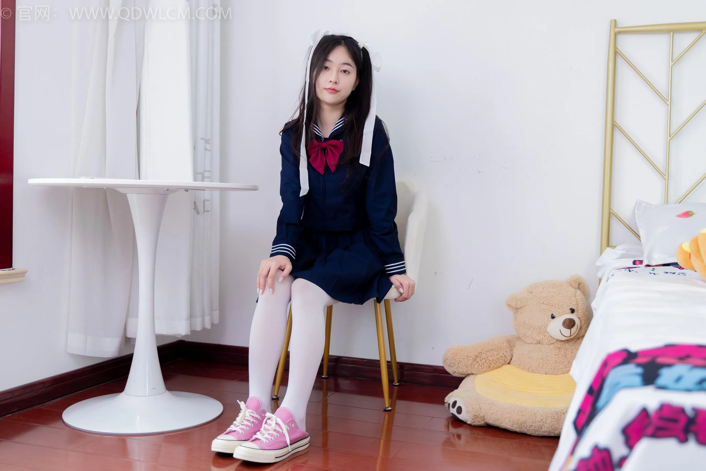 物恋传媒 NO.1544 美兔-学院少女 [151P]插图9